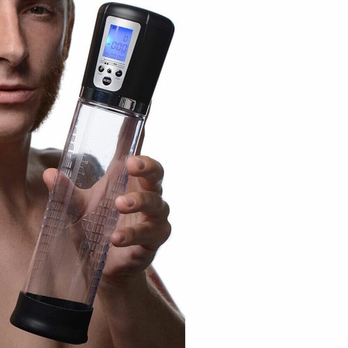 Vacuum Electric Penis Pump Digital rechargeable Male Men Penis Enlarger Growth - Picture 17 of 24