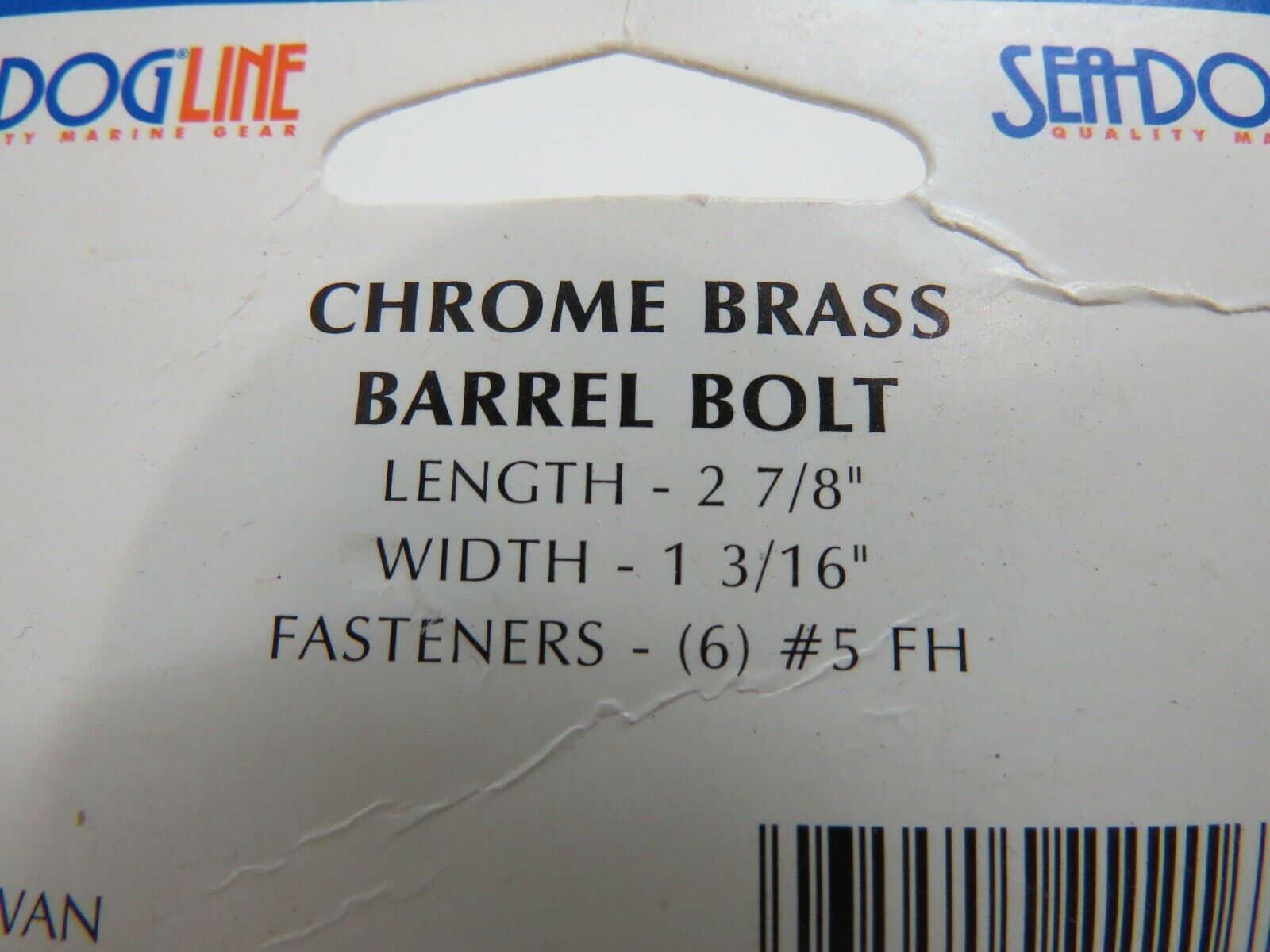 NEW SEADOG CHROME OVER BRASS BARREL BOLT BOAT SAIL (E2.5A381) eBay