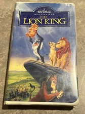 The Lion King (VHS, 1995)  Walt Disney Masterpiece Collection Clam Shell TESTED*