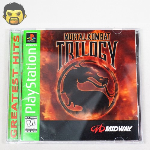 Mortal Kombat Trilogy PS1 CIB Sony PlayStation 1 1996 complet avec reg + notice - Photo 1 sur 10