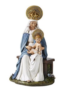 Seated-Madonna-And-Child-Hummel-Style-Catholic-Statue-Virgin-Mary