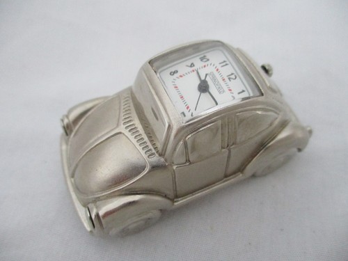 Springfield Unisex Silver Toned Car Miniature Clock - Picture 2 of 12