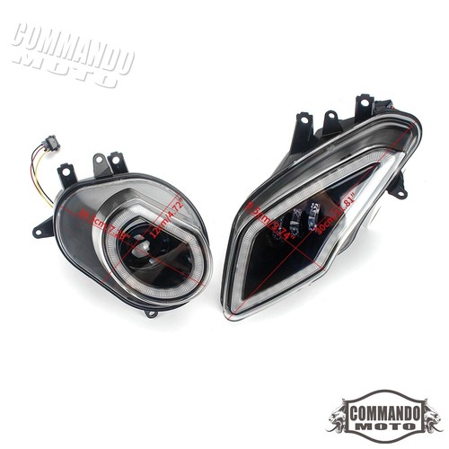 Kit de montaje de faros LED para motocicleta BMW S1000RR 2009-2014 con DRL Brighter - Imagen 4 de 7