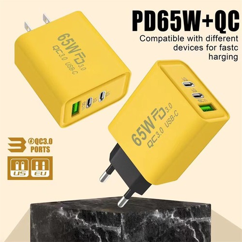 For Motorola Moto G Stylus 5G Razr 40 65W PD USB C Wall Charger Power Adapter - Picture 5 of 17