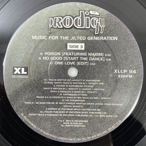 The Prodigy – Music For The Jilted Generation 12" Vinyl 2LP 1994 UK ORG EX/EX - Picture 11 of 12