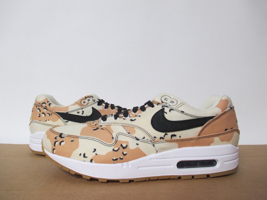 875844 204 NIKE AIR MAX 1 PREMIUM DESERT CAMO BEACH BLACK WHITE GUM SZ 8-14 875844 204 NIKE AIR MAX 1 PREMIUM DESERT CAMO BEACH BLACK WHITE GUM SZ 8-14