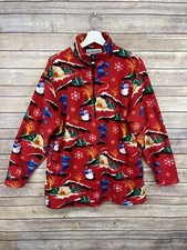 Marsh Landing Mens Med Vintage Fleece Pullover Ugly Christmas Party Holiday