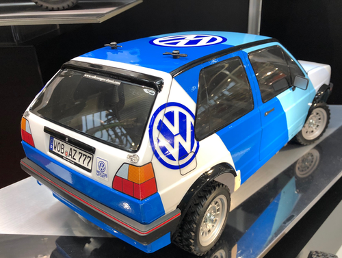 Kit de coche modelo de radiocontrol Tamiya RC 58714 1:10 VW Golf Mk2 GTI 16V Rally MF-01X 4X4 - Imagen 4 de 12