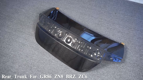 CARBON oe-Style Rear Trunk BootLid For 22-23 Toyota GR86 ZN8 Subaru BRZ ZC8 - Video 1 of 1