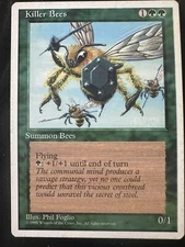 Killer Bees Uncommon 4th Edition 1995 Magic The Gathering MTG HP