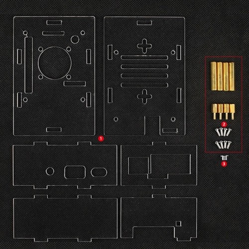 Clear Acrylic Cover for Effective Cooling and Component Viewing Box - Afbeelding 3 van 8