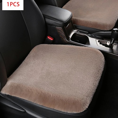 New Car Seat Cushion Winter Plush Rabbit Fur Winter Warmth Thick Wool One Piece - Picture 32 of 42