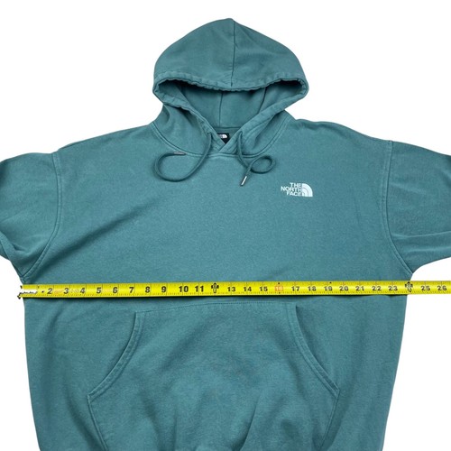 The North Face Herren Pullover Hoodie Sweatshirt Teal Green • Medium - Bild 7 von 8