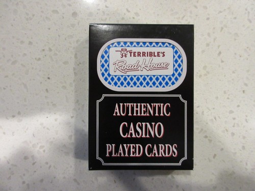 Terrible's Road House Casino Spielkartendeck + KOSTENLOSER Las Vegas Pokerchip - Bild 1 von 10