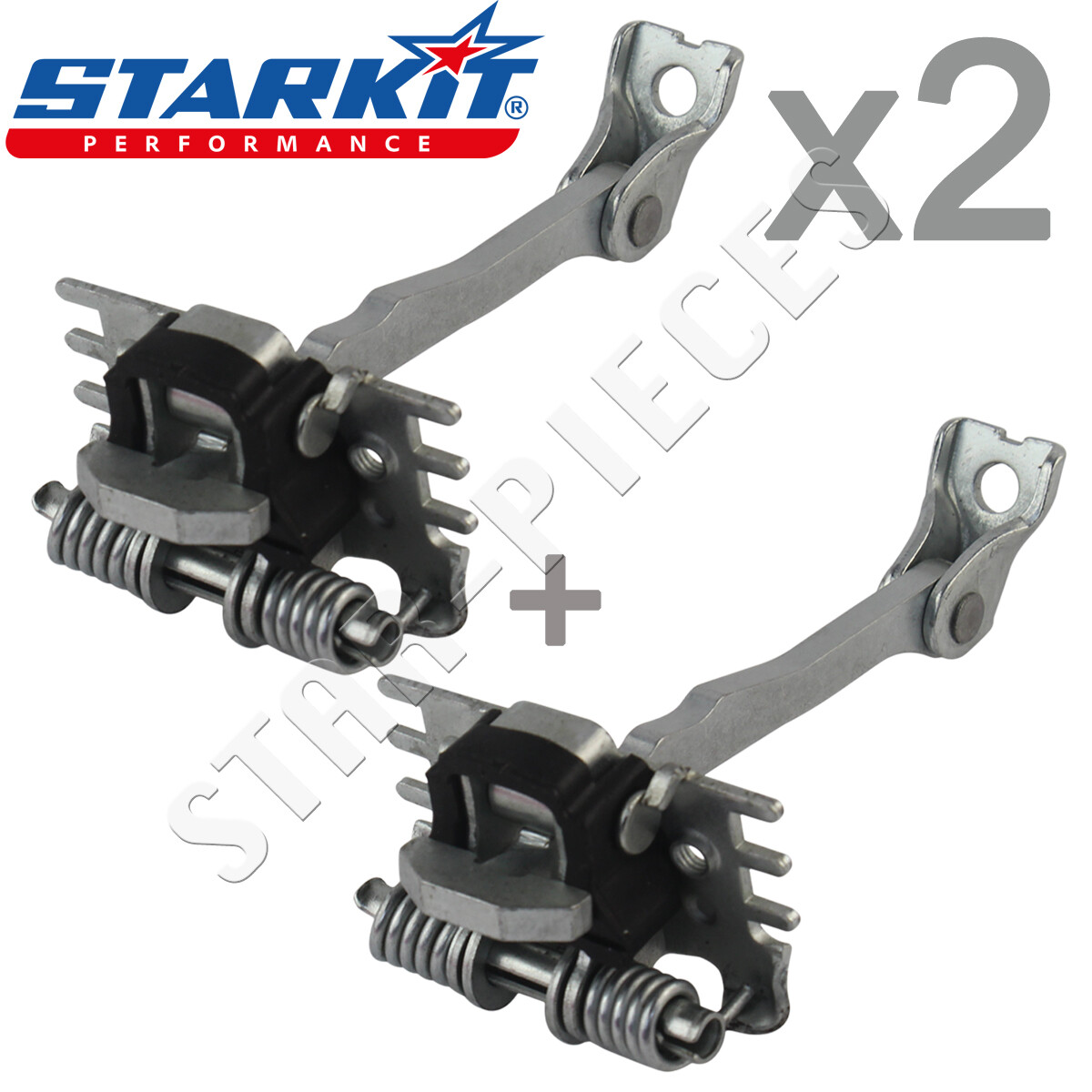 2x türfangband türband FERMAPORTA rallenta ante ANTERIORE PER RENAULT LAGUNA 2 II BG kg