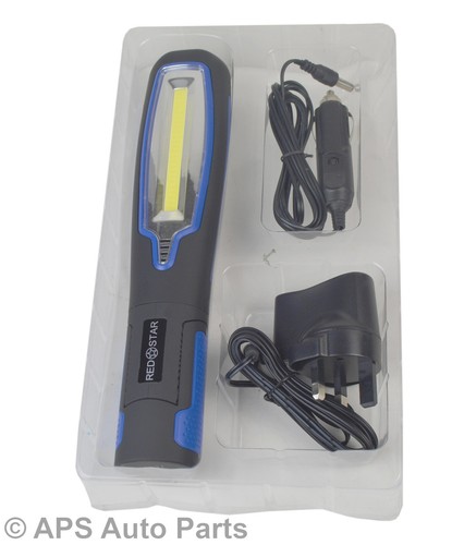 RedStar COB LED Work Light Torch Li-Ion Rechargeable Cordless Inspection Lamp - Picture 4 of 11