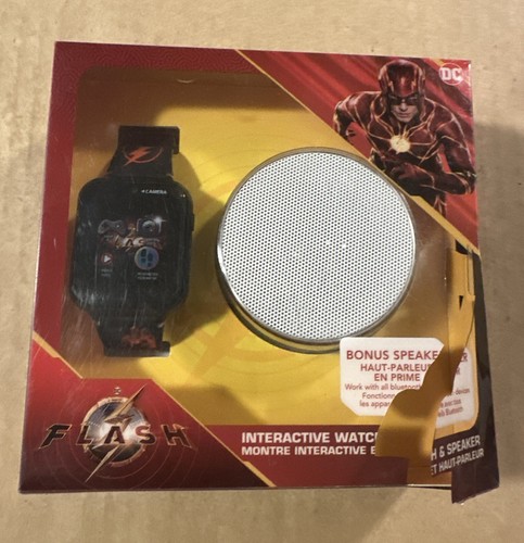 Montre et haut-parleur interactifs pour enfant Flash DC flambant neufs (boîte cassée) - Photo 1 sur 8