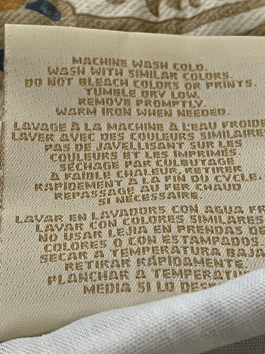 One Window Panel 84”x41" Ralph Lauren Marakesh Rug Curtain Lined 3” Rod Pocket - Picture 9 of 13