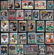 1987 Topps Football Cards Complete Your Set You U Pick 201-396 1000 Yard Club