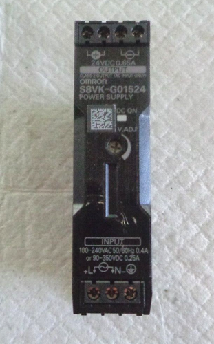 OMRON S8VK-G01524 Power Supply Unit or Module S8VKG01524 PS 24VDC 0.65A Din Rail - Picture 2 of 3