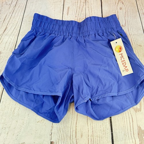4" Women's Athletic Shorts 2-in-1 Quick Dry Running Shorts XS with Liner - Picture 4 of 7