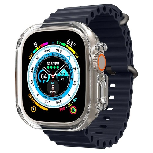 Schutzhülle für Watch Ultra 2/1 49 mm Spigen Case Cover Futeral Etui Transparent - Zdjęcie 4 z 12