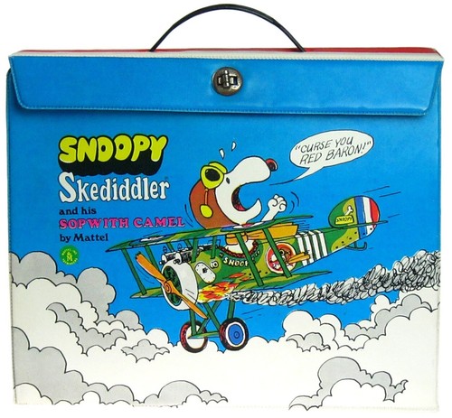 Vintage 1969 Mattel Liddle Kiddles Peanuts Snoopy Red Baron Flugzeug Spielset EX
