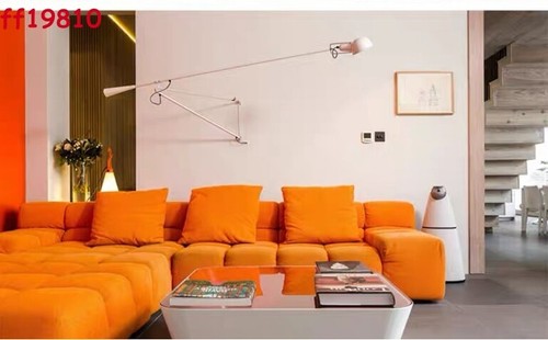 Modern Long Arm Wall Lamps Industrial Swing Arm Minimalist Reading Lamp Fixture - Picture 7 of 12