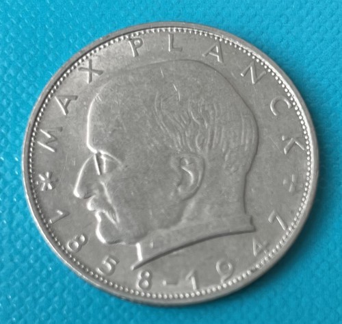 Deutschland BRD 2 Mark DM 1957-1971 Max Planck, 7g Ø 26,75mm,  AUSWAHL  (S4-37+8 - Bild 105 von 129