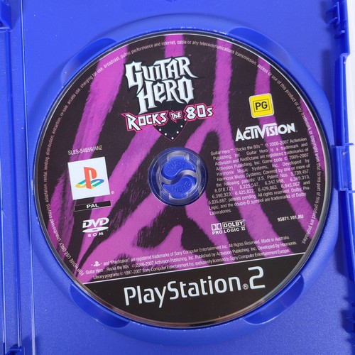 Guitar Hero Rocks The 80s Playstation 2 PS2 Game + Manual PAL Activision CIB - Picture 6 of 7