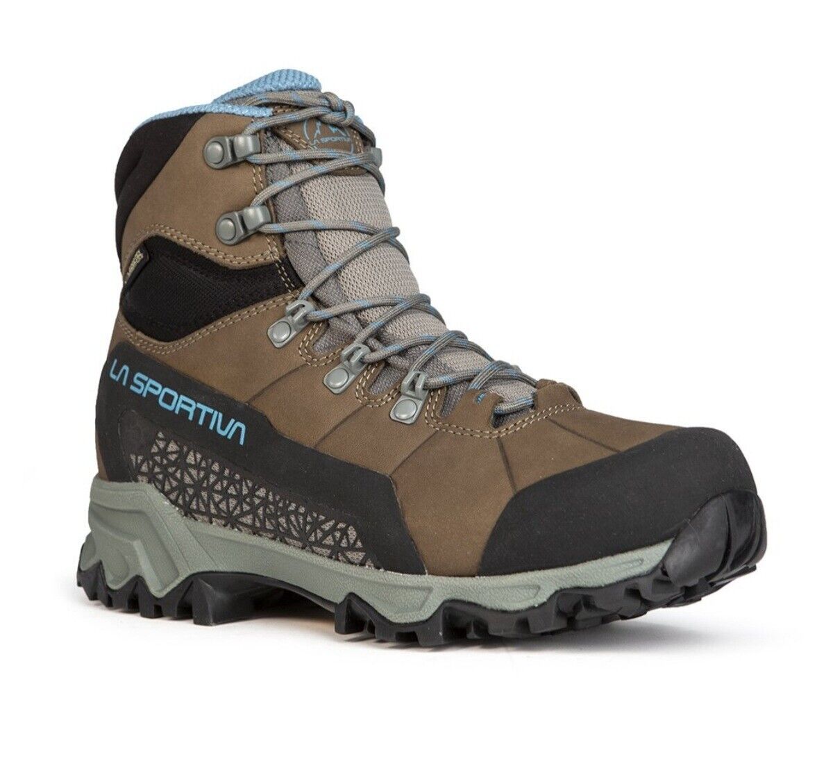 Botas de Senderismo para Mujer La Sportiva Nucleo High II GTX EE. UU. 10,5 Roble/Topacio.