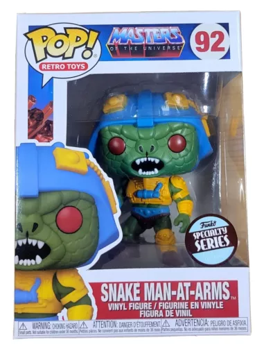 Funko POP! Retro Toys: Masters Of The Universe #92 SNAKE MAN AT ARMS, In...