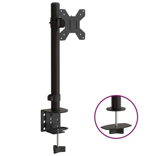 Monitorhalterung Tischhalterung Bildschirm Monitorständer Schwarz Stahl vidaXL - Bild 49 von 92