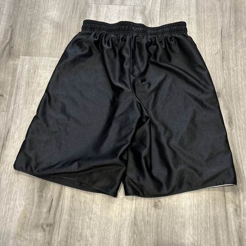 Nike Basketball Shorts Mens M Red Black Shiny Reversible Baggy Drawstring Y2K - Picture 8 of 8