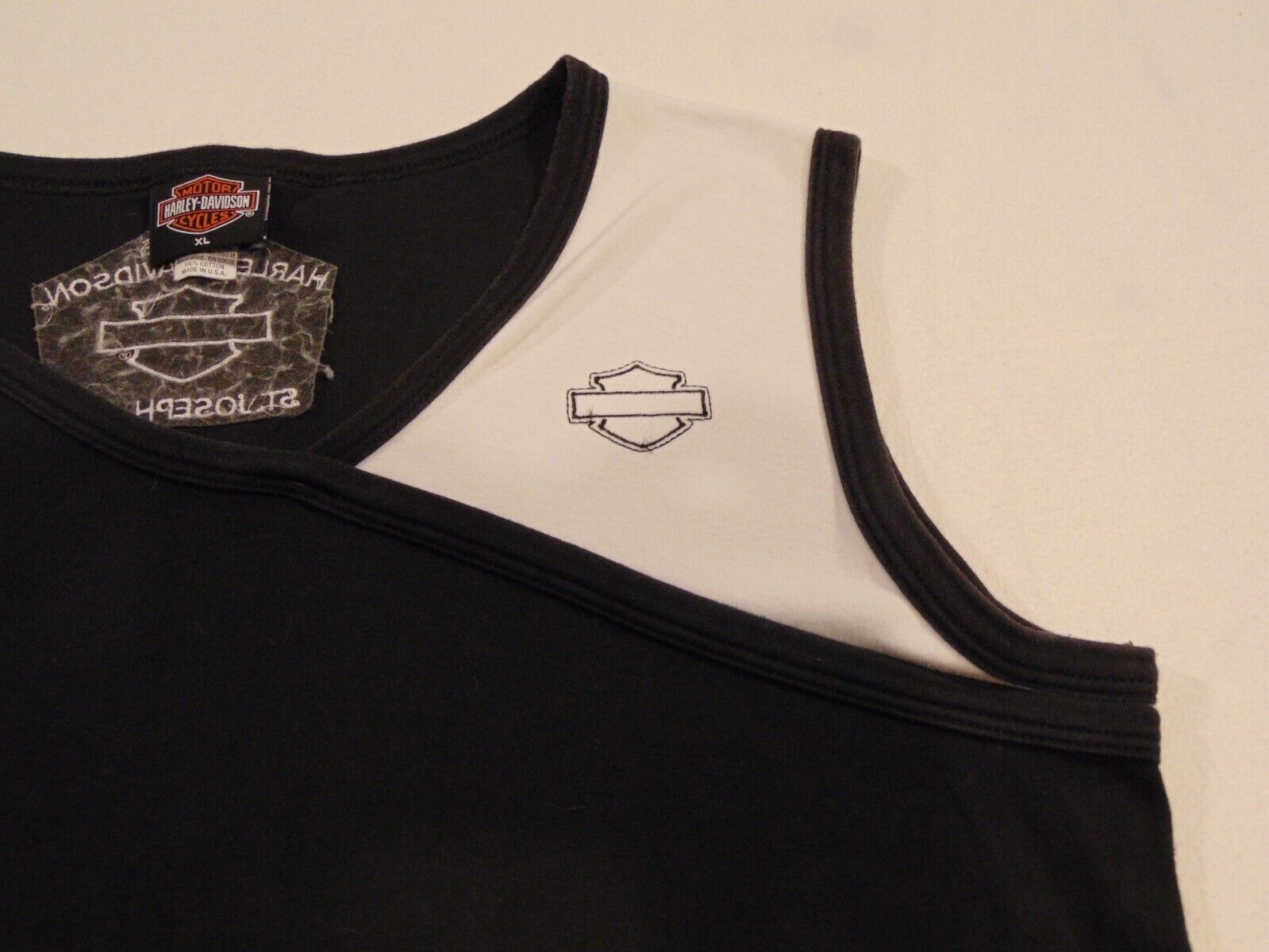 Harley Davidson Women's Synthetic Tank Black and … - image 3