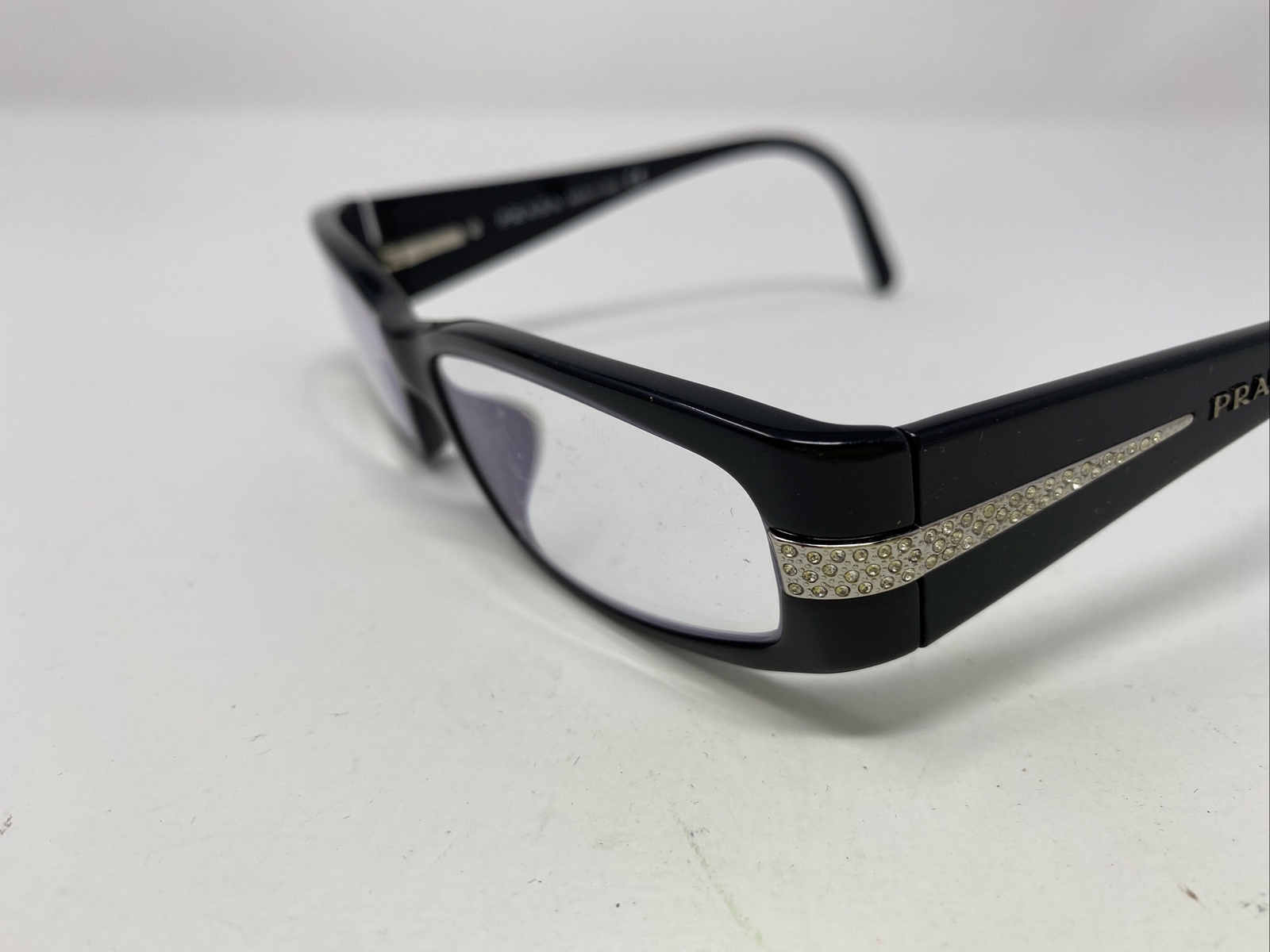 Prada Eyeglasses Frame Italy VPR 12H 1AB-101 51-15-135 Black