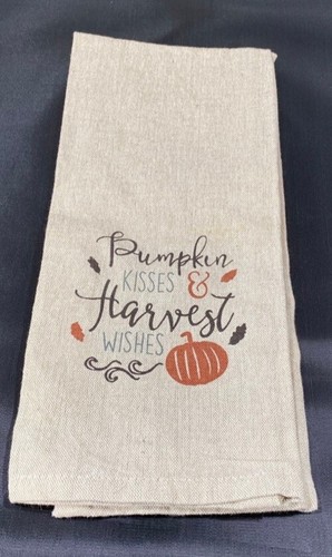 Thankful Pumpkin Hand Towel (2-Pack) light Brown - Picture 3 of 6