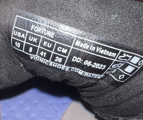 Vionic Sneakers Womens 10 Fortune Running Shoes BHFO 0668 Black White Comfort - Picture 7 of 10