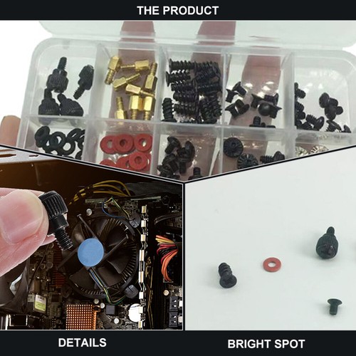Computer Case Screw Set Electronic Product Fittings Pc Thumb Screws - Afbeelding 3 van 12
