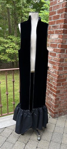 Mr. Blackwell Custom Vintage  Opera Dress Gown With Matching Sleeveless Coat - Picture 7 of 19