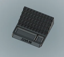 Bleacher Reloading Block .223/5.56mm Dillon Hornady RCBS 3d printed Frankford