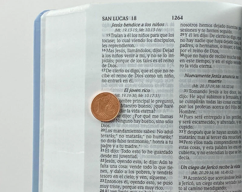 Biblia Reina Valera 60 de bolsillo con funda, concordancia y mapas ESPAÑOL - Imagen 2 de 4