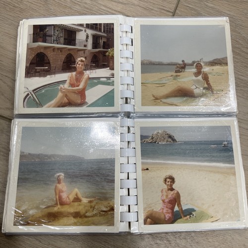 Vintage Fotos Lot hübsche Frau im Badeanzug Badeanzug im Urlaub 48 Fotos