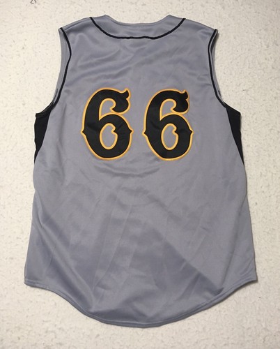 Camiseta de béisbol gris usada Pirates Game chaleco Holloway - mediana para hombre - Imagen 9 de 13