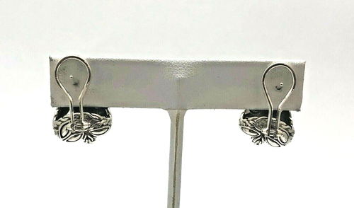 Rare John Hardy Leaf Sterling Silver 925 Earrings - Picture 5 of 6