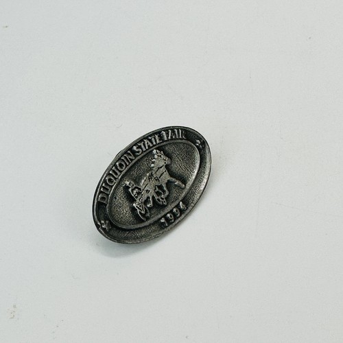 Duquoin Illinois State Fair Pin 1994 home Of The World Trotting Derby Oval Horse - Picture 2 of 4