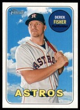 2018 Topps Heritage #56 Derek Fisher Houston Astros