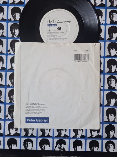 Peter Gabriel Sledgehammer 1986 UK PS 45 7" Vinyl - Picture 2 of 11