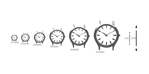 Large Face Geneva Stretch Analog Watch with White Face and Large Numbers  - Bild 4 von 34