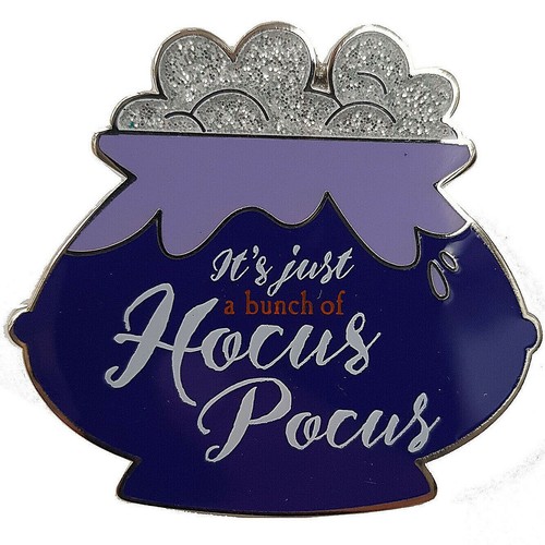 Disney Store Hocus Pocus Just A Bunch Of Mystery Pin Cauldron Badge Witch Trade - Picture 1 of 5